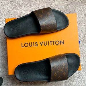 Louis Vuitton Men’s Monogram Mule Slides